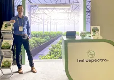 Taylor Burnett with Heliospectra is present at the show, of course in the Heliospectra booth