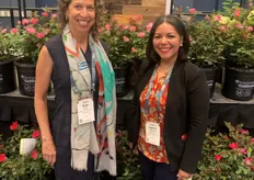 Kate Penn, CEO of the Society of American Florists and Jazmin Albarran, executive director of Seed Your Future, walked the show floor at Cultivate.