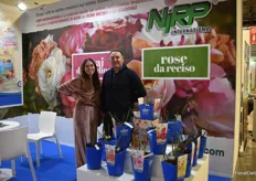 Lucrezia Ghiole and Gian Guido Ghioe at the Nirp International booth.