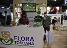 The Flora Toscana team ready to meet visitors.