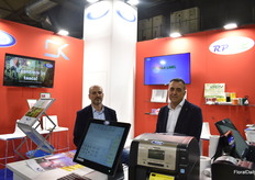 Lino Russo and Dr. Cristian Pisoni were at the fair to discuss RPsoft's management software for garden centers and nurseries. 