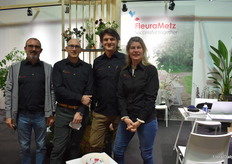 The FleuraMetz team ready to talk to visitors about their flower delivery services for florists.