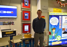 Matej Usenik of PrinTack labels and labelling software was visiting the show.