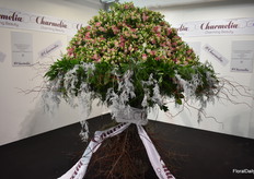 Not all of the bouquets at the fair were regular-sized.