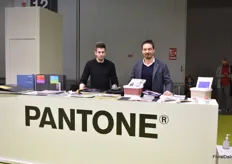 Angelo Rosseito and Luca Bagno of Pantone, a partner of this year's fair. They presented a preview of the color collection for Spring/Summer 2023, which is inspired by the new Metaverse palette.
