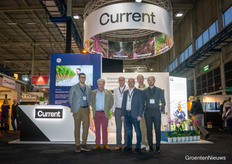 New at the show: the LED lamps of Current, and the team: Bruno D'Amico, Andrew Prendergast, Petri Haara, Malcolm Yare, Thorbjorn Leu and Nemanja Rodic.