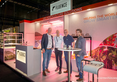 Ger van der Wal of Easyfairs pictured with Leo Lansbergen and Theo Tekstra of Fluence and Ivo Waardeburg of HT Verboom
