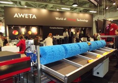 Huge booth of Aweta