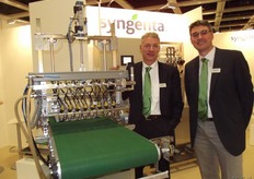 Arend Rosman and Mathijs Wuts of Phytodrip. Phytodrip is developed by Van den Ende Pompen and Syngenta Seed Care.