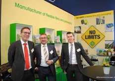 Rob de Leeuw, Jan Wessemius and Henri van Hemert, all Oerlemans Plastics. Later this week an article about their bioplastics.