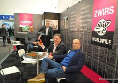 Dutch Greenhouse builders meet up. Arjan van der Meer (Zwirs Worldwide), Gerrit Drankier (Luiten Greenhouses), Leo Alleblas (Zwirs) and Cor Oversloot (Luiten Greenhouses)