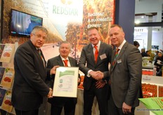 Theo de Groot (MPS), Cor van der Kaaij, Johan Nels (RedStar) and Gerritjan Vreugdenhil (MPS)