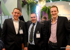 Growers Rick de Boer, Willem de Boer and Koos Slagter
