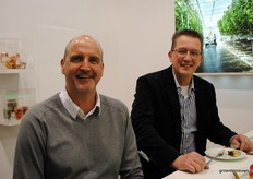 Paul Jochems and Tiny van den Berk, Brabant Plant, visiting Veiling Hoogstraten