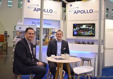 Hans Brinks (Rani), visiting Sander van den Pol (Apollo Group)
