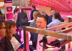 Mads Andersen of Senmatic explaining about their growlights