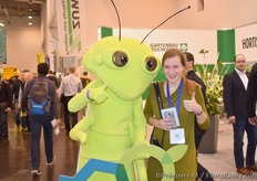 Jobke den Hertog…… the newest member of our team, with the mascotte of the University of Geisenheim