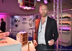 Patrick Casteleyn of MechaTronix, exhibiting for the first time at the IPM