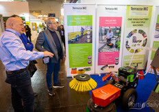 Terrazza brought the Weedee Pro weed removal machine