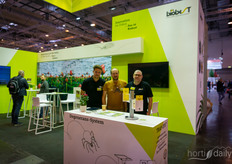 Sven Gravermann, Sam Gui en Jakob Wenz van Biobest  relaunched the Cropscanner for the German market at the IPM 2024