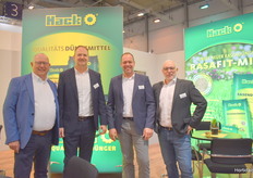 The team from HHG, showing their fertilizers.