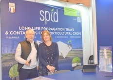 Bernhard le Plaisier and Sandrine Quenea from Spid Trays