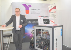 Dennis Kampling from RMB Energy with the CHP Machine