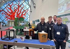 Lars and Mads Jensen, David Dobos (Air Tray Technologies) and Jacob Andsbjerg (Schur)