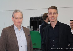 Hendrik Mast (Hortimec) and Dave Debets (DS Hortitrade)