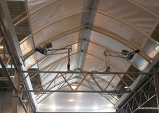 The Horti-House of compared to last year exchanged for an equally impressive large greenhouse setup with Roll-Air system at Rovero