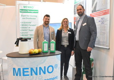 Florin Pfefferman, Line Getrost and Torsten Scherweit with their new product Rapid Fadix.