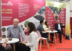 Busy at the Mikskaar stand who have just launched their new product.