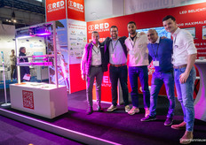 RED's team showcases their four-channel LED solution
