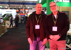 Marcel Koolmees and Tom van Zwanenburg visit the fair (Van der Waay)