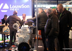 An engine like this in the stand at Louwson Energy and partners attracts attention.
