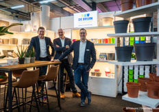 Ted Verbraeken, Walter Alderden and Jorg Swagemakers of De Bruin Plantpot