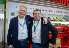 Leo Lievaart (Van der Knaap) chats with Eelco Abma, Stolzes new man in North America