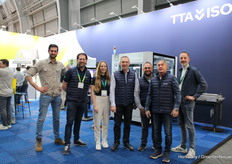 Some of the TTA-ISO team, in front of their Cutting Edge machine