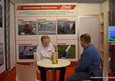 Busy conversations at Doli's stand