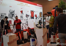 Busy at the booth of Birchmeier's