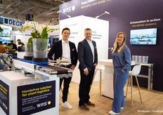 Dylan van Duijvenboden, Drew Johnson and Digna van Zanten of WPS. There is a lot of interest in the new Floormanager