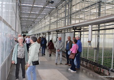 Through the corridor, one could have a great look into the different departments at Deliflor.