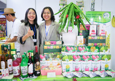 HG Food Vietnam produces dried fruits snacks and other products made from fresh fruits. The company is looking to export to Europe. On the photo is Nguyen Huyn Ngoc Tam. 