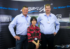 DL Plastics first time Hortex Vietnam. The team has had a very good week. In Vietnam, water supply is a large problem. Ground water levels are low, so rain water needs to be captures and water needs to be recycled. On the photo are Bas van der Elst and Ronald de Lange, in the middle is Minh Nguyen Tue, translator.