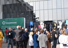 Busy just before the opening.