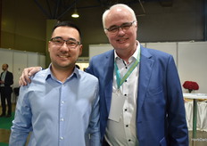 Damir Ayupov and Kees Koeleman, with the European Bank for reconstruction and development.