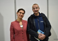 Julia Troitskaya Syngenta Flowers KAM and Dmitriy Galyapi Business Unit head vegetable seeds Kazakhstan and central Asia.