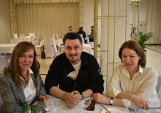 Paulina Komorowska with Priva and Renat Dushanbiev and Tatyana Syrbacheva with Enza Zaden.