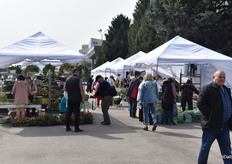 The exhibition extened to outside the builing.