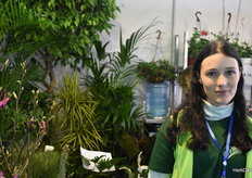 Julia Turkana with Royal Flowers.